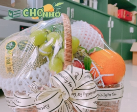 Giỏ quà tặng trái cây đẹp trao yêu thương