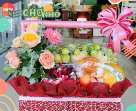Giỏ quà tặng trái cây đẹp chất lượng sinh nhật