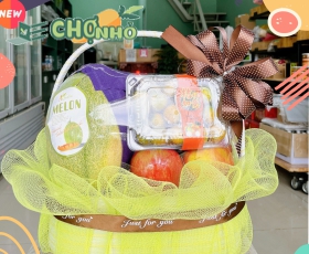 Giỏ quà tặng trái cây đẹp chất lượng mẫu 10