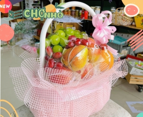 Giỏ quà tặng trái cây đẹp chất lượng mẫu 04