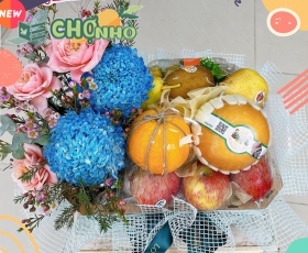 Giỏ quà tặng trái cây đẹp chất lượng mẫu 02