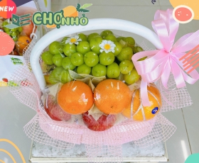 Giỏ quà tặng trái cây đẹp Bình Dương 12