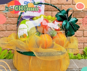 Giỏ quà trái cây 8-3 mẫu 02