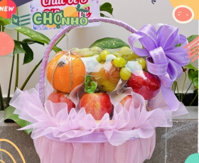 Giỏ quà trái cây 8-3 mẫu 03