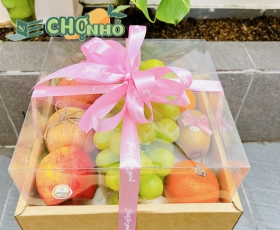 GIỎ QUÀ TRÁI CÂY NHẬP KHẨU TẶNG NGÀY PHỤ NỮ VIỆT NAM | MS 012