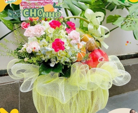 GIỎ QUÀ TRÁI CÂY NHẬP KHẨU TẶNG KHAI TRƯƠNG | MS 012