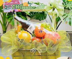 GIỎ QUÀ TRÁI CÂY NHẬP KHẨU TẶNG KHAI TRƯƠNG | MS 015