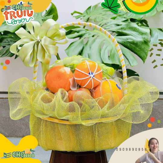 GIỎ QUÀ TẶNG TRÁI CÂY TẶNG ĐÁM GIỖ | MS 002