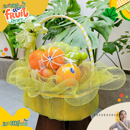 GIỎ QUÀ TẶNG TRÁI CÂY TẶNG ĐÁM GIỖ | MS 002