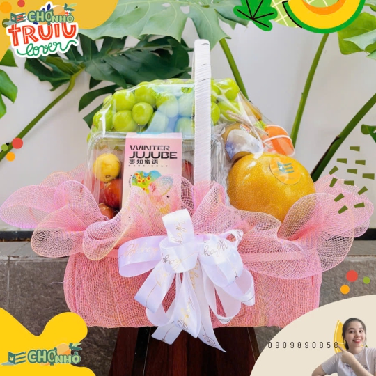 GIỎ QUÀ TẶNG TRÁI CÂY  TẶNG ĐÁM GIỖ