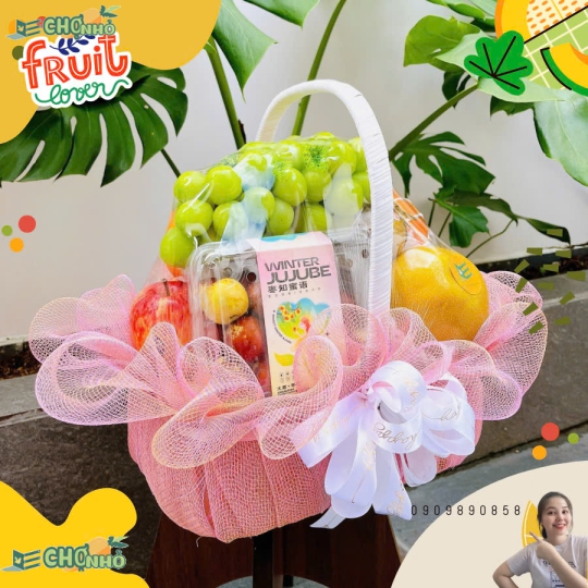 GIỎ QUÀ TẶNG TRÁI CÂY  TẶNG ĐÁM GIỖ