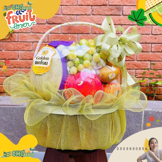 GIỎ QUÀ TRÁI CÂY TẶNG SINH NHẬT |MS 010