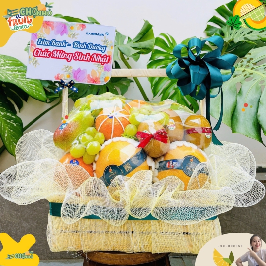 GIỎ QUÀ TẶNG TRÁI CÂY SINH NHẬT | MS 0118