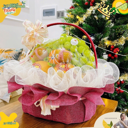 GIỎ QUÀ TẶNG TRÁI CÂY NHẬP KHẨU | MS 116
