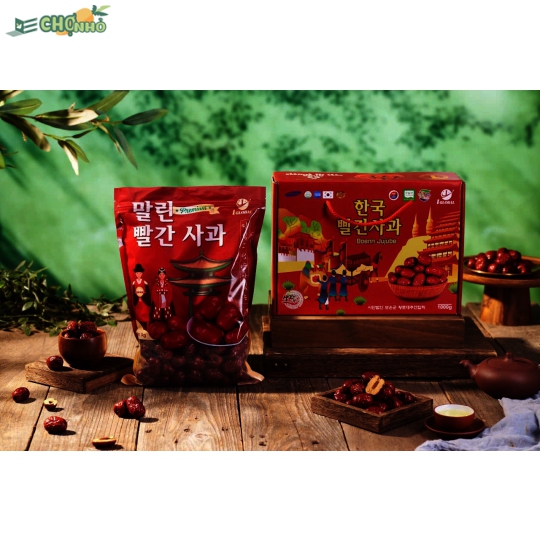 Táo Đỏ Khô Hàn Quốc | Boeun Jujube | hộp 1 Kg
