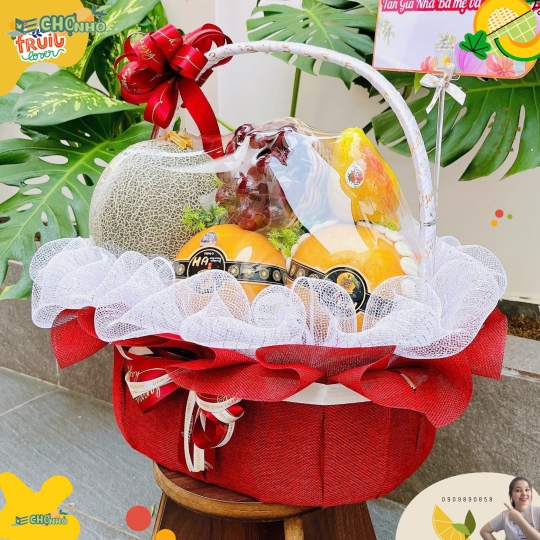 GIỎ QUÀ TRÁI CÂY NHẬP KHẨU TẶNG TÂN GIA