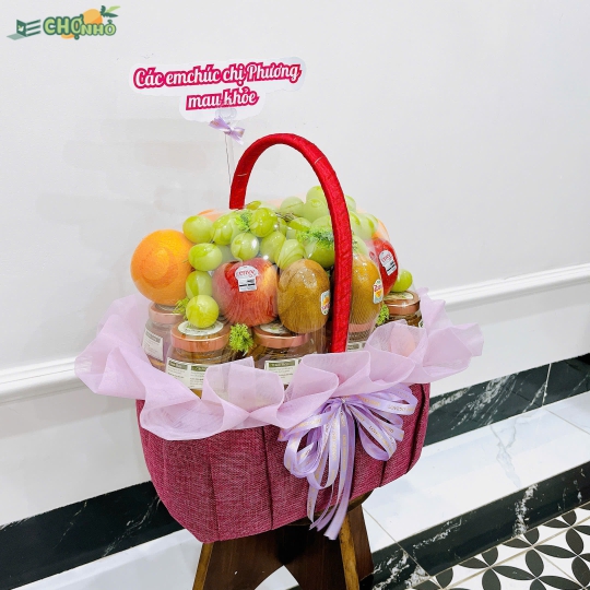 GIỎ QUÀ TRÁI CÂY NHẬP KHẨU | MS 087