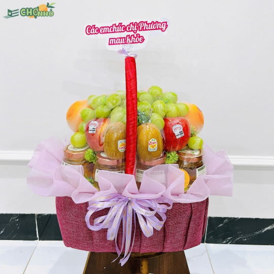 GIỎ QUÀ TRÁI CÂY NHẬP KHẨU | MS 087